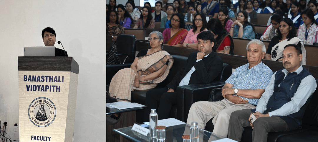 Keynote Lecture delivered by Sh. Sanjay Joshi, DGM (C), at the National Seminar on “Sustainable Lifestyles and Well-Being: Integrating Home Science with Indian Knowledge Systems” organized by Banasthali Vidyapith, Rajasthan