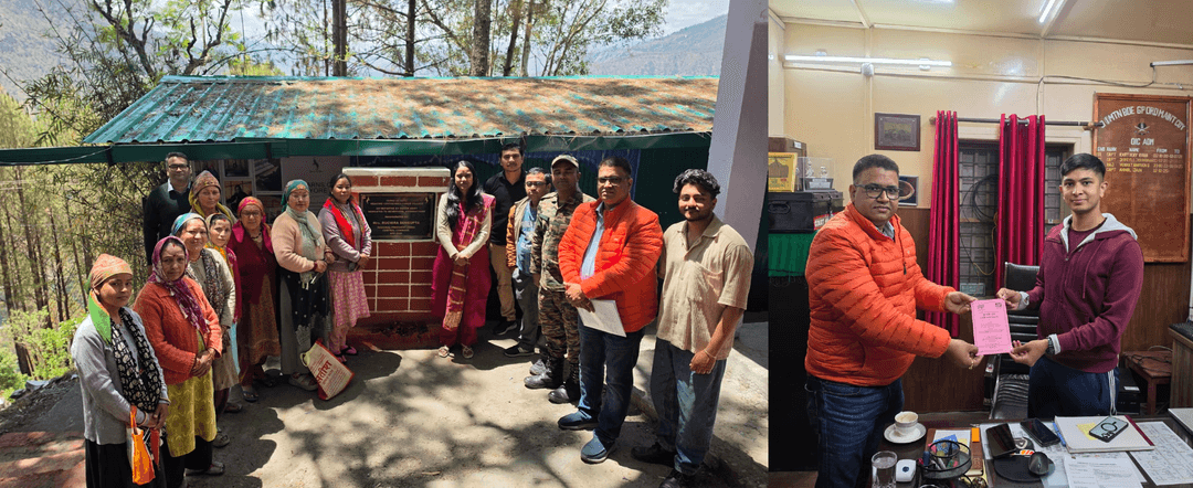Yarn Passbooks distributed under RMSS to weavers of Niti-Mana Village, Chamoli district, Uttarakhand, by RO, Varanasi, with support of the Indian Army for strengthening their livelihood activities- May 2026.